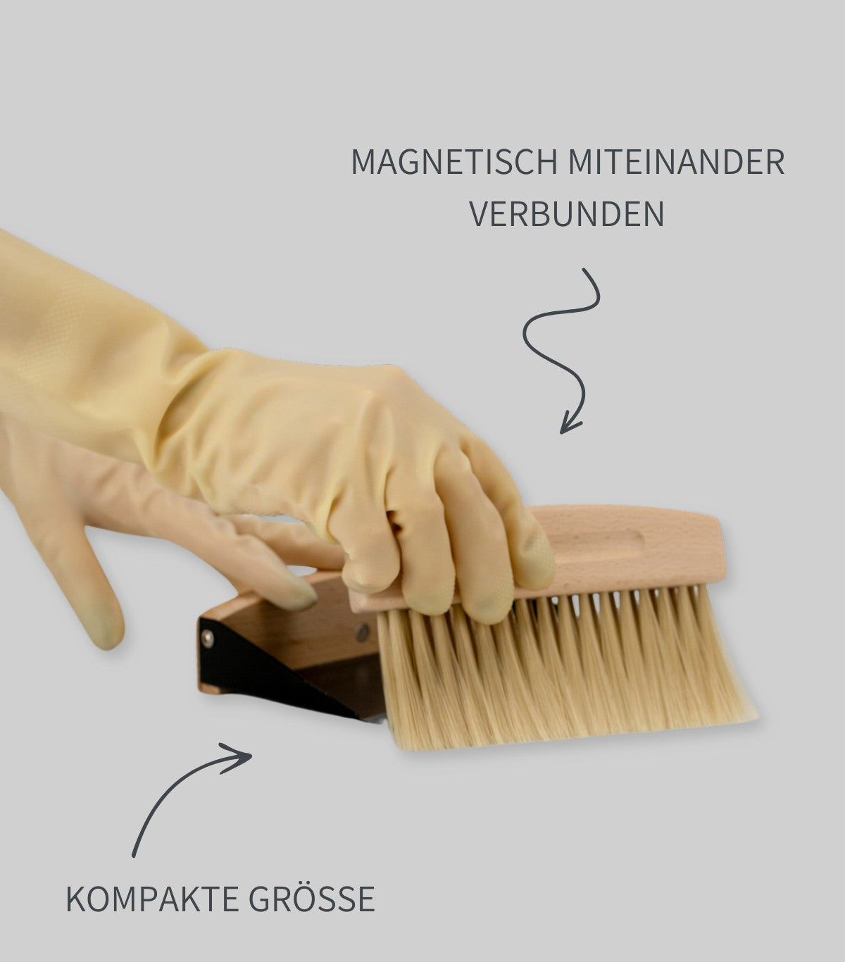 Bust-a-dust | Kehrbesen mit Schaufel