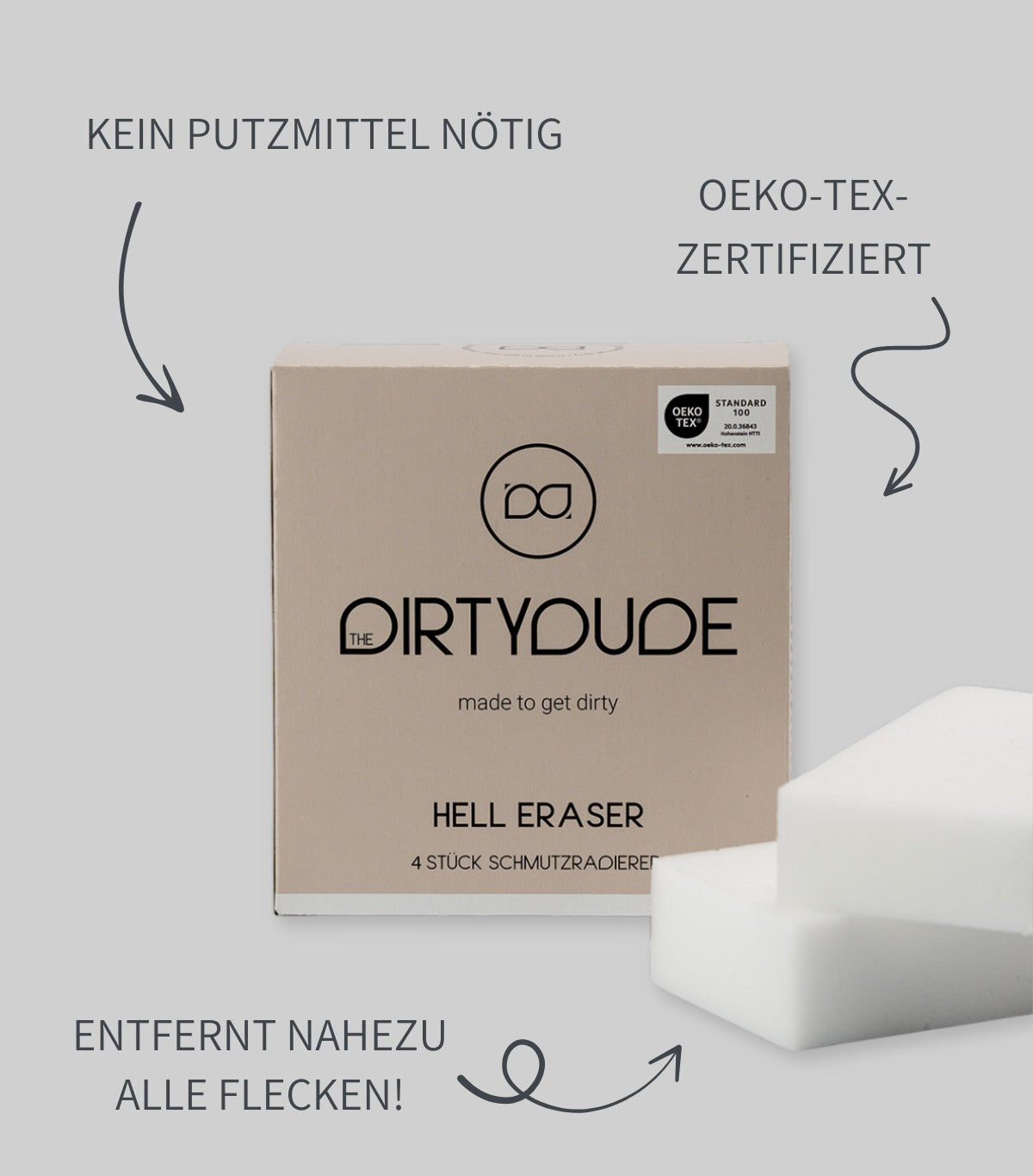 Hell Eraser | Schmutzradierer (4 Stk.)
