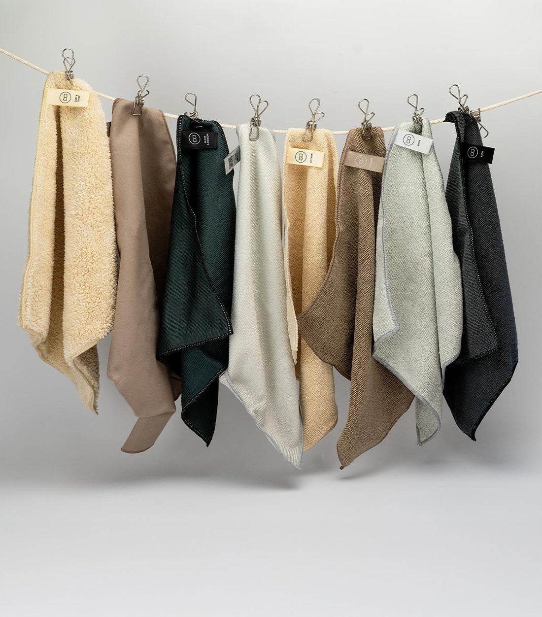 Total towels | Mikrofasertücher-Set (8 Stk.)