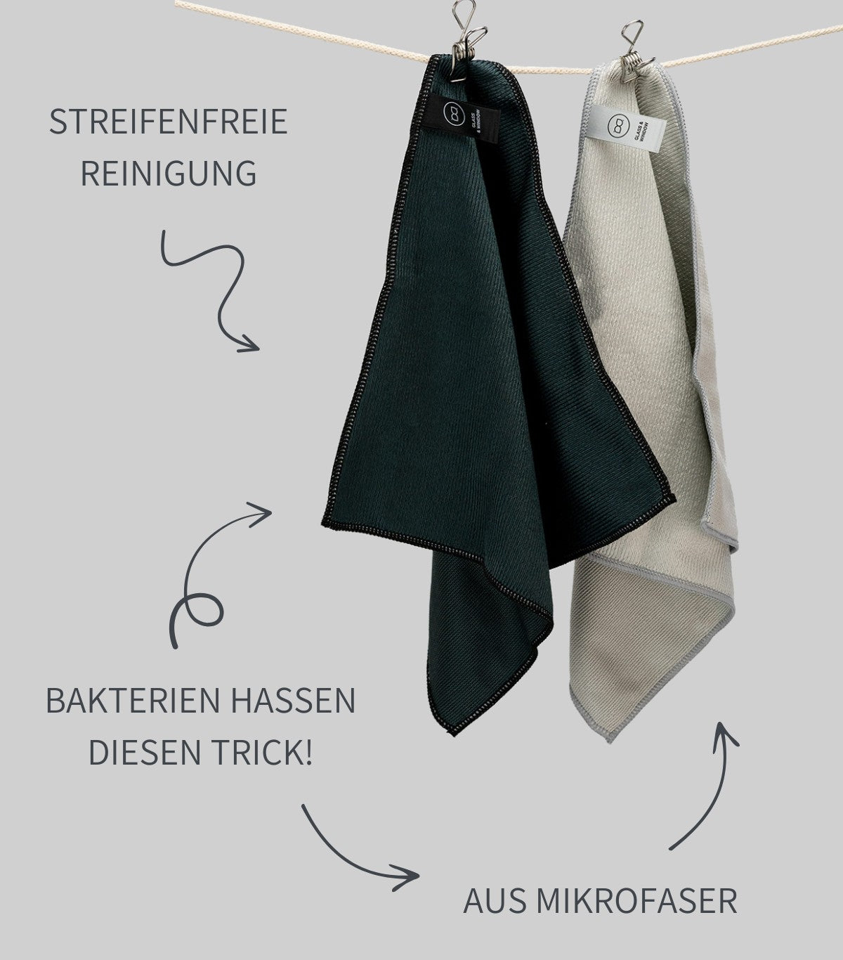 Window Wizard | Fenstertücher (2 Stk.)
